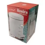 Lixeira Pedal Cesto Removível Branca 12L 31x25x40,5cm LM4183MO - honeyhome Lixeira Pedal Cesto Removível Branca 12L 31x25x40,5cm LM4183MO - honeyhome