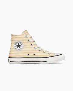 Chuck Taylor All Star Stripes Cano Alto Amarelo