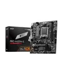 Placa-Mãe MSI Pro A620M-E, AMD AM5, M-ATX, DDR5, Preto - PRO A620M-E
