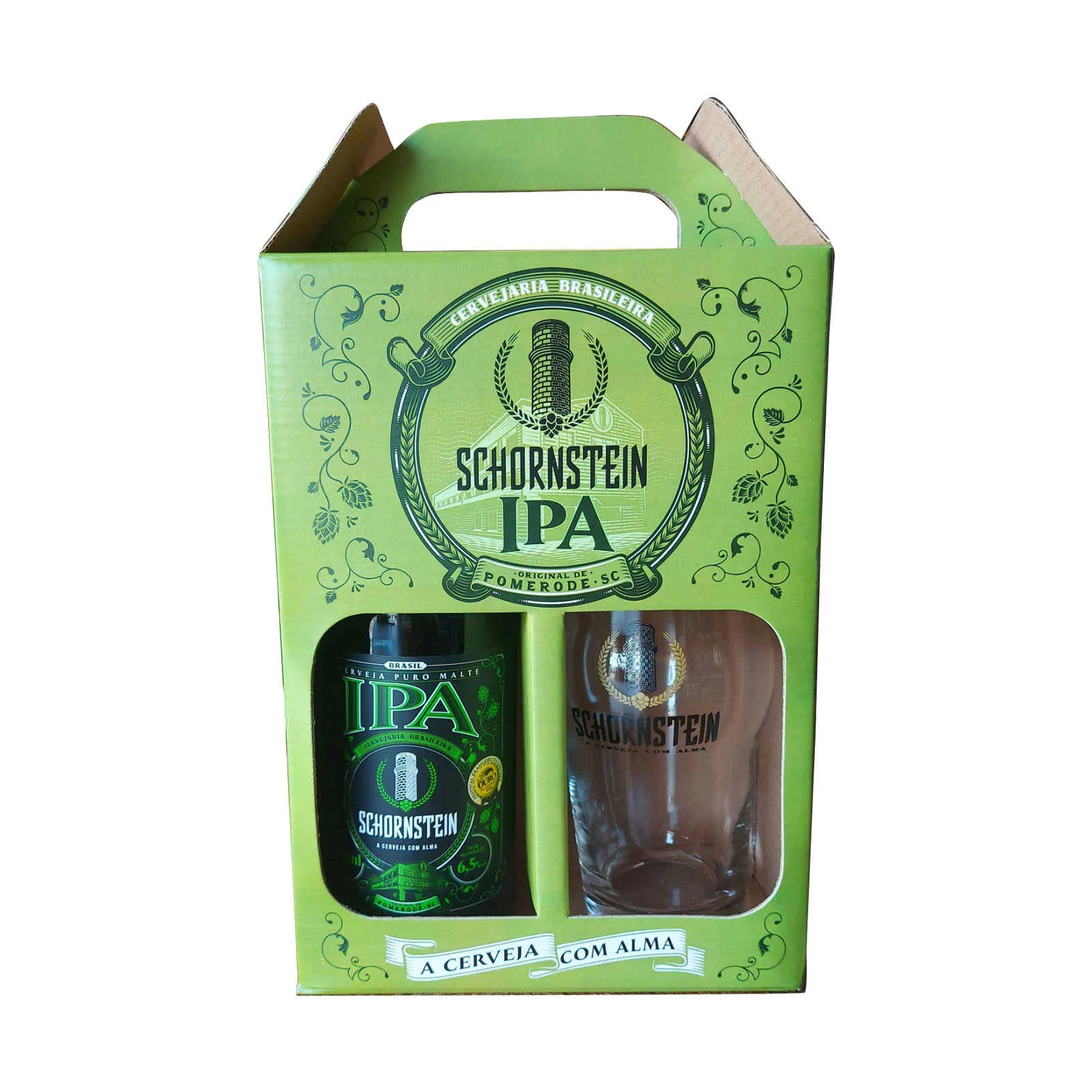 Kit Schornstein IPA 01 Garrafa 500 ml + 01 copo