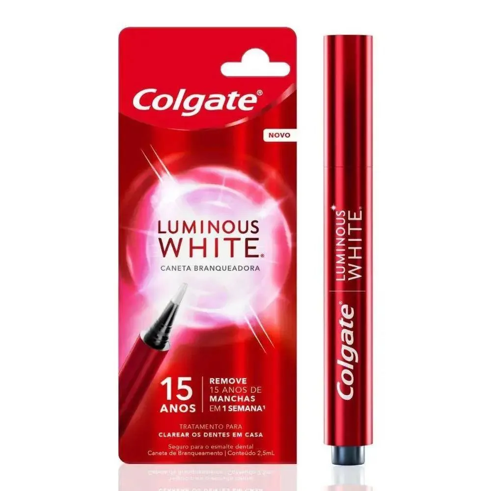 Caneta Clareadora Colgate Luminous White 2,5ml