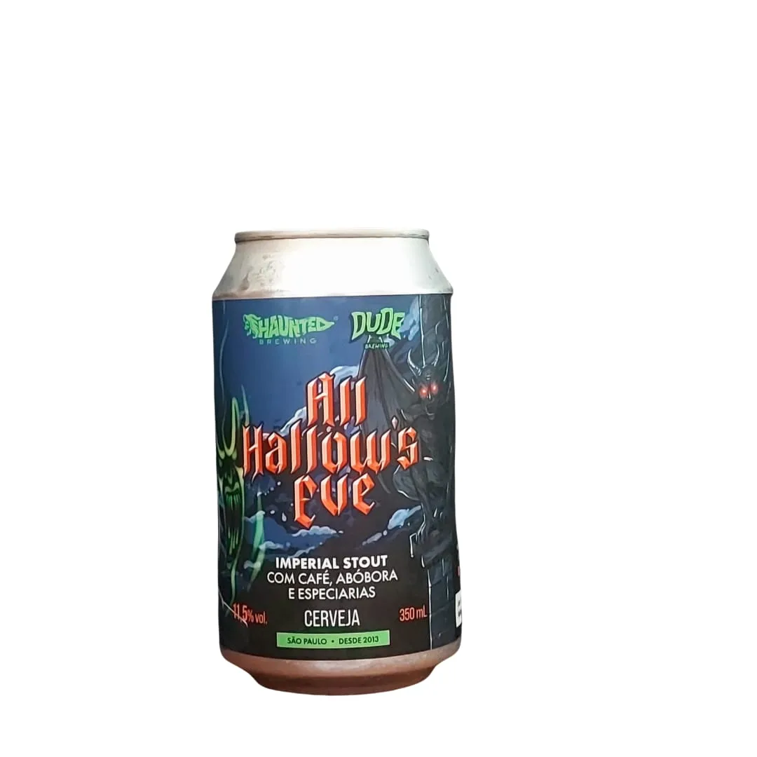 Cerveja Haunted All Hallow's Eve Imperial Stout com Café, Abóbora e especiarias 350 ml