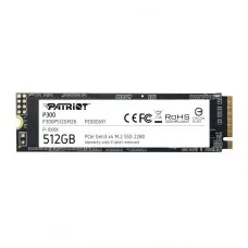 SSD Patriot P300, 512GB, M.2 2280, NVME PCIe, Leitura 1700MBs e Gravação 1100MBs, P300P512GM28