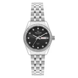 Relógio Feminino Technos Automático NH06AH/1P Preto|Prata