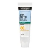 Protetor Solar Facial Neutrogena FPS 80 Sun Fresh Derm Care 40ml Fluido - Drogaria Sao Paulo
