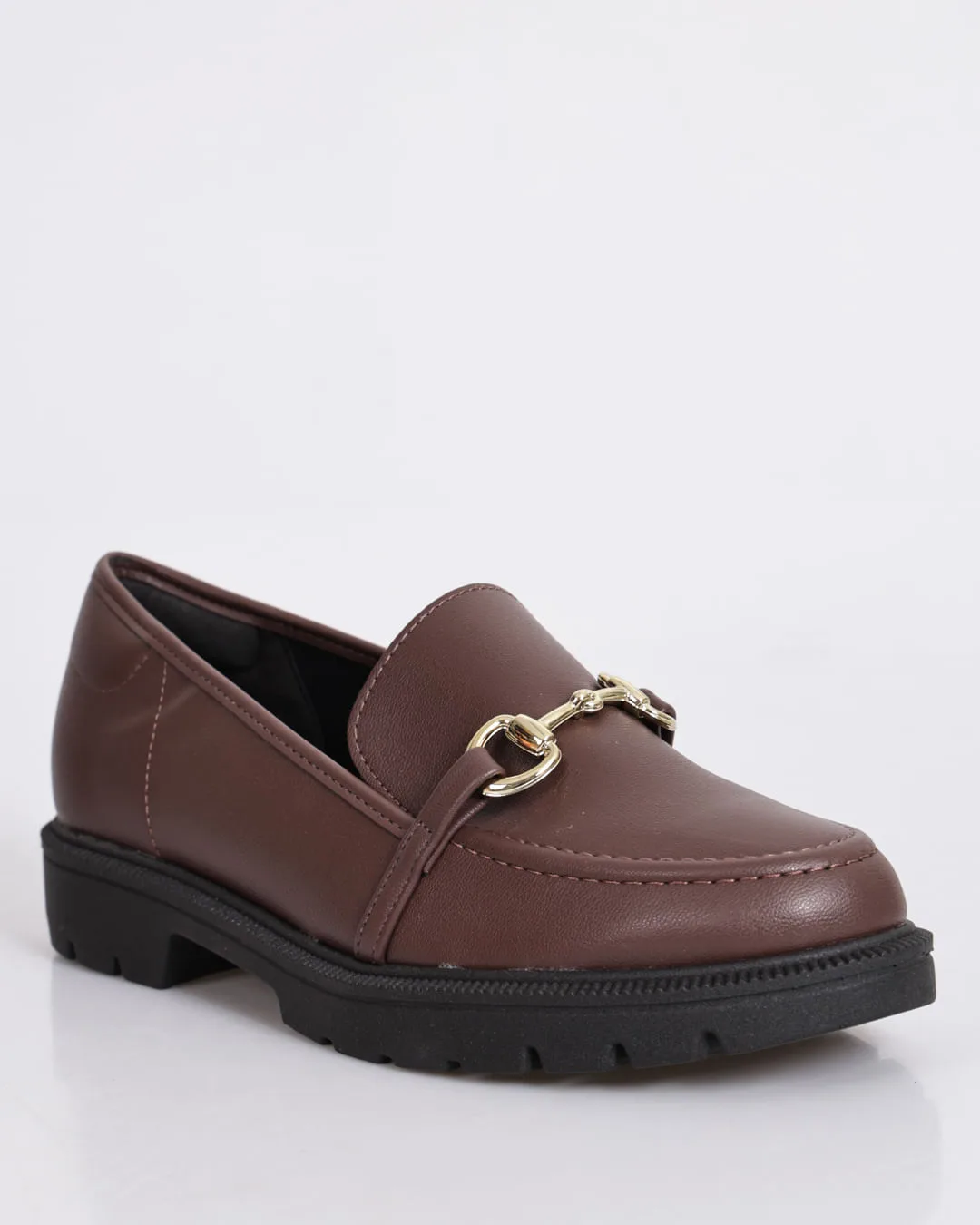 Mocassim Feminino Beira Rio com Fivela Marrom