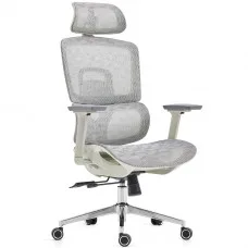 Cadeira de Escritório Dr. Office Business Pro, Cinza, Mesh, 3D, Altura Ajustável, DR-CH-BPR3DGH