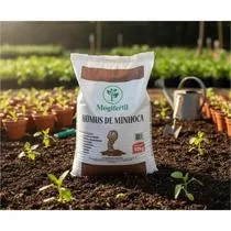 Humus de minhoca adubo orgânico Mogifertil 10kg