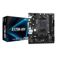 Placa Mãe ASRock Micro ATX AMD A520 AM4 2DDR4 A520M-HDV