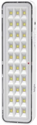 Luminária De Emergência 30 LEDS 2W Elgin Bivolt Bateria até 6 horas Luz Branca Fria