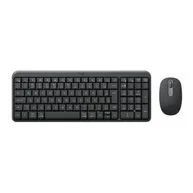Kit Teclado e Mouse Logitech sem Fio MK250 Compacto Bluetooth Grafite