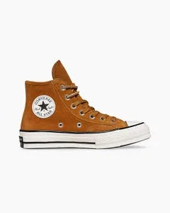 Chuck 70 Suede Cano Alto Caramelo