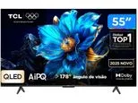 Smart TV 55" TCL 4K UHD QLED 55P7K Google TV AiPQ Google Assistente 3 HDMI 1 USB