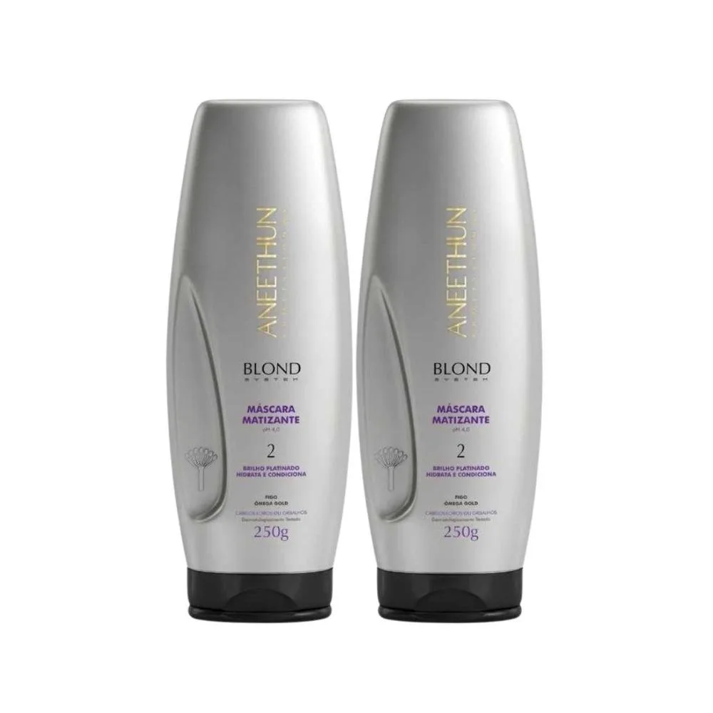 Kit Aneethun Blond System 2 Máscara Matizante 250 g