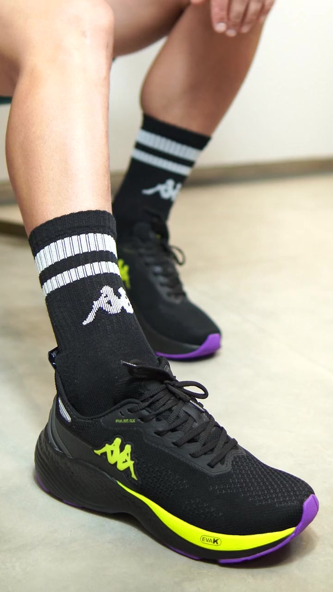 Tênis Kappa Pulse Rx Unissex Corrida Conforto