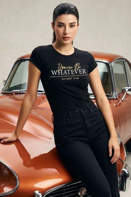 T-Shirt Estampa You Can Be Polo Wear Preto