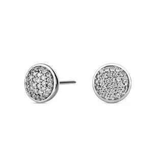 Brinco Icona em Ouro Branco com Diamantes, 0,30ct