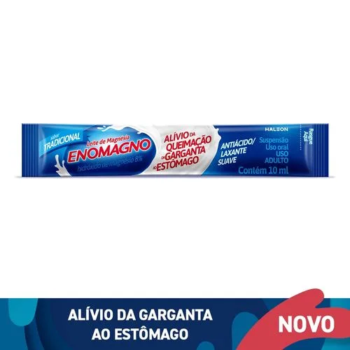 Eno Magno Leite de Magnésia 8% Tradicional Suspensão - 10ml