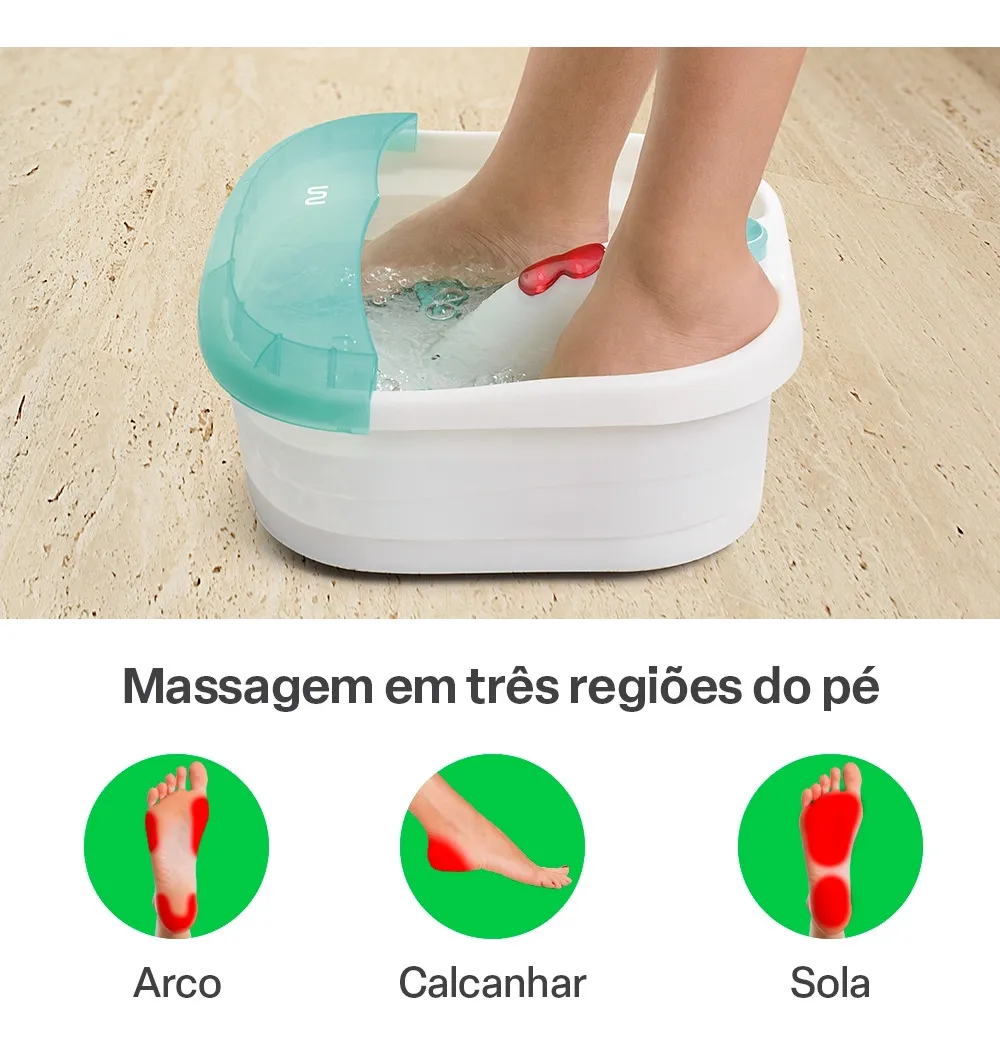 Hidromassageador Multilaser Para Os Pés Foot Spa 220v Hc007