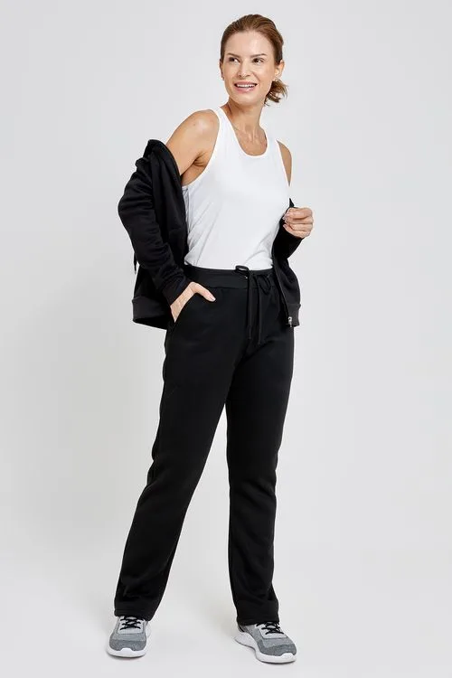Calça Moletom Feminina Preta