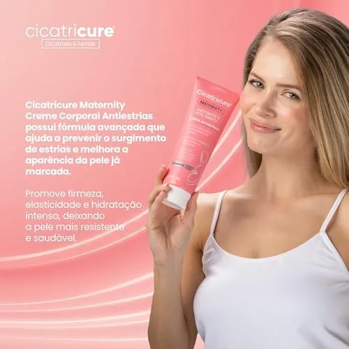 Cicatricure Creme Corporal Maternity Antiestrias 250ml - Gestante | Pós Parto | Maternidade