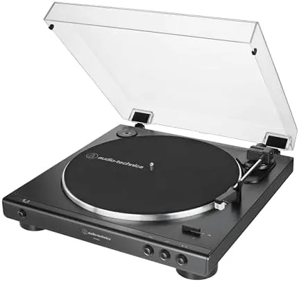 Toca-Discos Vinil Audio-Technica Automático AT-LP60X-BK, Preto, Bivolt 120/240V