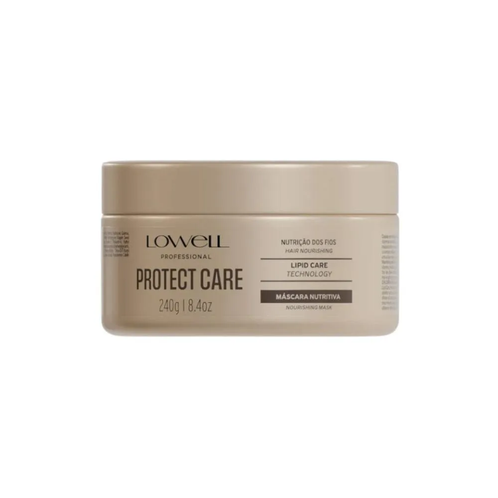 Máscara Lowell Protect Care Máscara de Nutrição dos Fios 240 ml