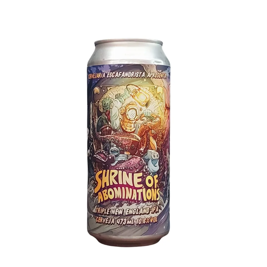 Cerveja Escafandrista Shrine Of Abominations Triple New England IPA 473 ml