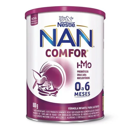 Nestlé Fórmula Infantil NAN Comfor 1 HMO 0-6 meses 800g