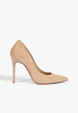 Scarpin Caiolea Verniz Bege