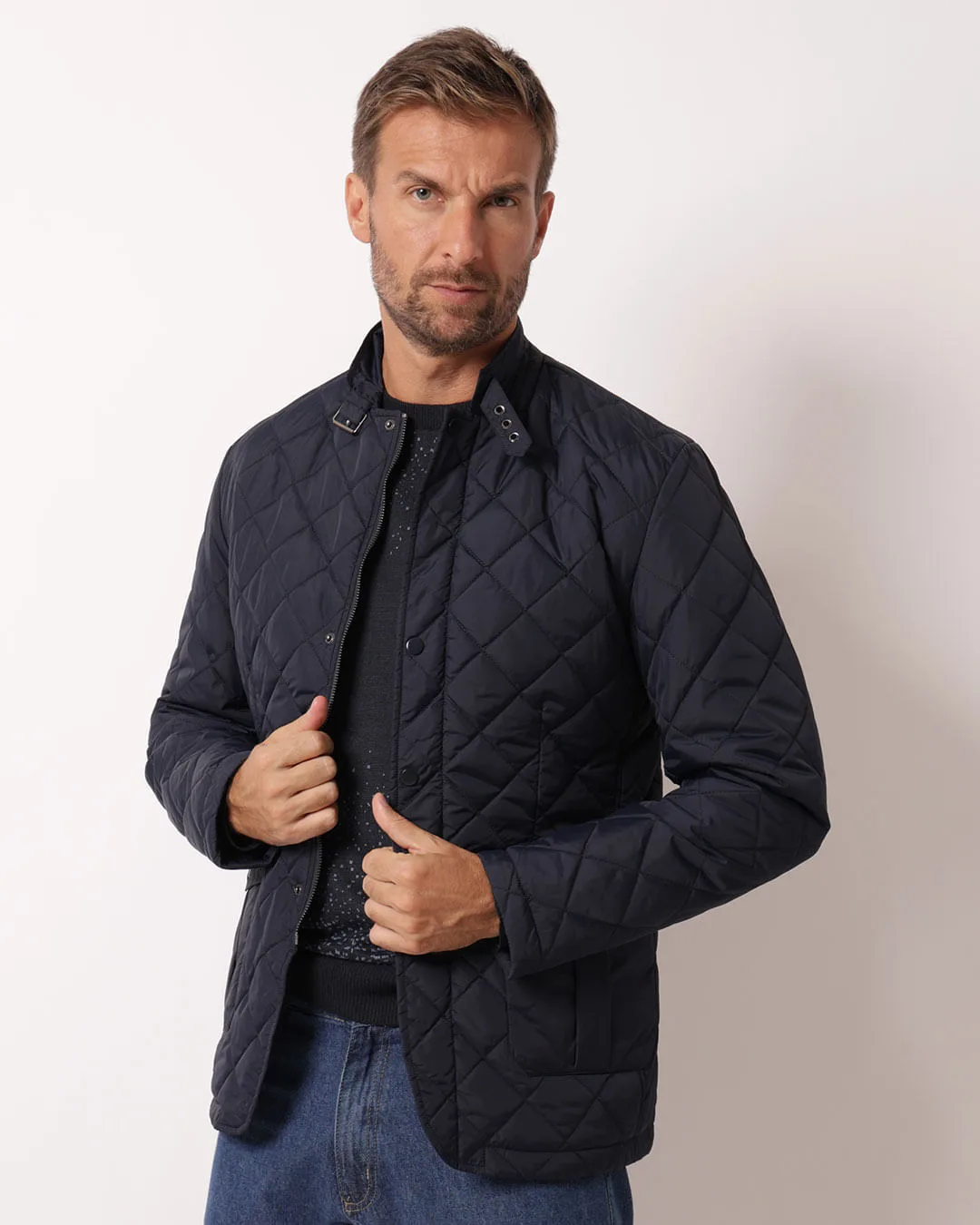 Jaqueta Masculina Poliamida Puffer Marinho