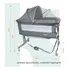 Berço Moisés Sleep 3 Em 1 Co-bed Com Cinta e Moquiteiro Cinza - KaBaby