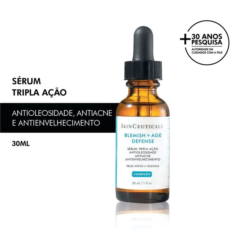 Sérum SkinCeuticals Blemish + Age Defense Tripla Ação 30ml