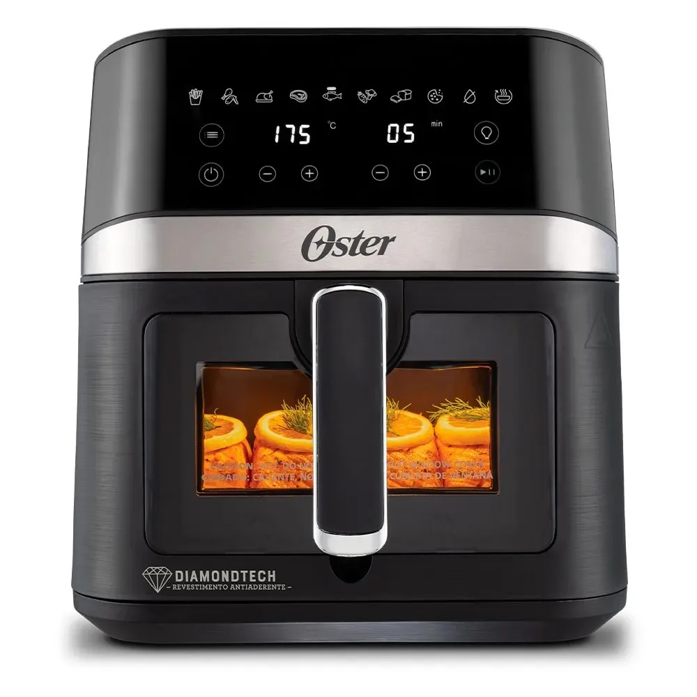 Fritadeira Sem Óleo Airfryer Oster 6 Litros CKSTAF60WDDF-05 - Preto