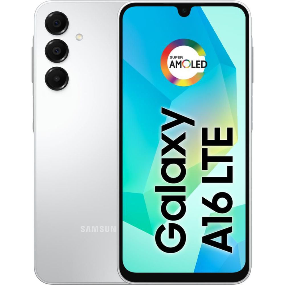 Smartphone Samsung Galaxy A16 128GB 4GB RAM Tela 6.7” FHD+ Super AMOLED Câmera 50MP Smartphone Samsung Galaxy A16 128GB + 4GB de RAM Tela 6.7” FHD+ Super AMOLED Câmera de até 50MP - Cinza