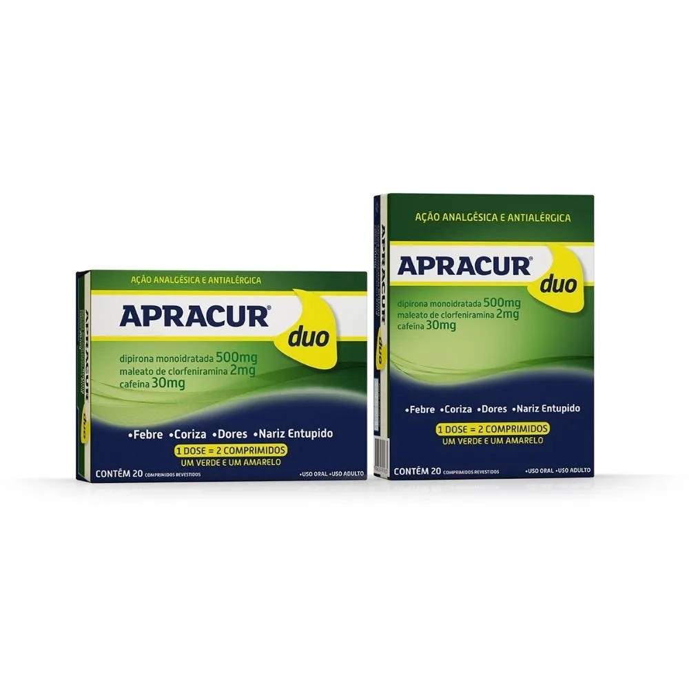 Apracur Duo Antigripal 20 Comprimidos