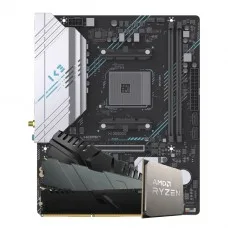 Kit Upgrade, AMD Ryzen 7 5700G, Placa Mãe Chipset B550M, 16GB (2x8GB) DDR4 RGB