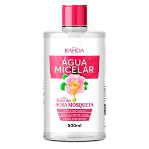 Água Micelar Com Óleo De Rosa Mosqueta Rahda 500Ml