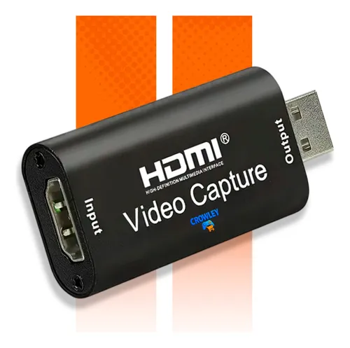Placa De Captura Hdmi Gamer Plug In Play 4k Usb 1080p Full Hd Live Streaming - Crowley