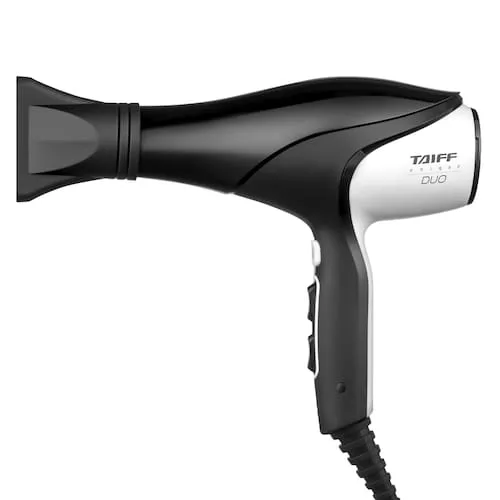 Secador de Cabelo Taiff Unique Duo 2700W Íons Anti-frizz Bivolt Preto e Branco
