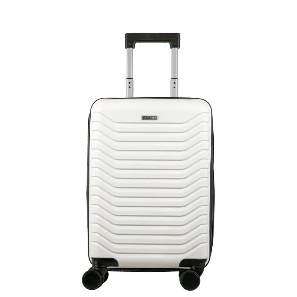 Mala de Viagem Bordo com Rodas 360º Basic Plus - Branco