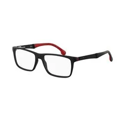Armação de Óculos de Grau Carrera Masculino CARRERA 8825/V Retangular Cor Vermelho e Preto