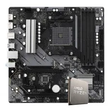 Kit Upgrade, AMD Ryzen 7 5700X, + Placa Mãe Chipset B550