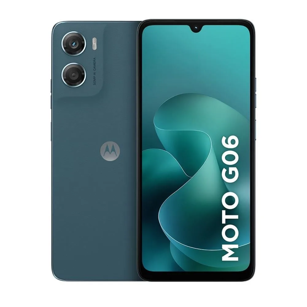 Celular Smartphone Motorola Moto G06 4G 128Gb 4Gb Ram - Água Marinha