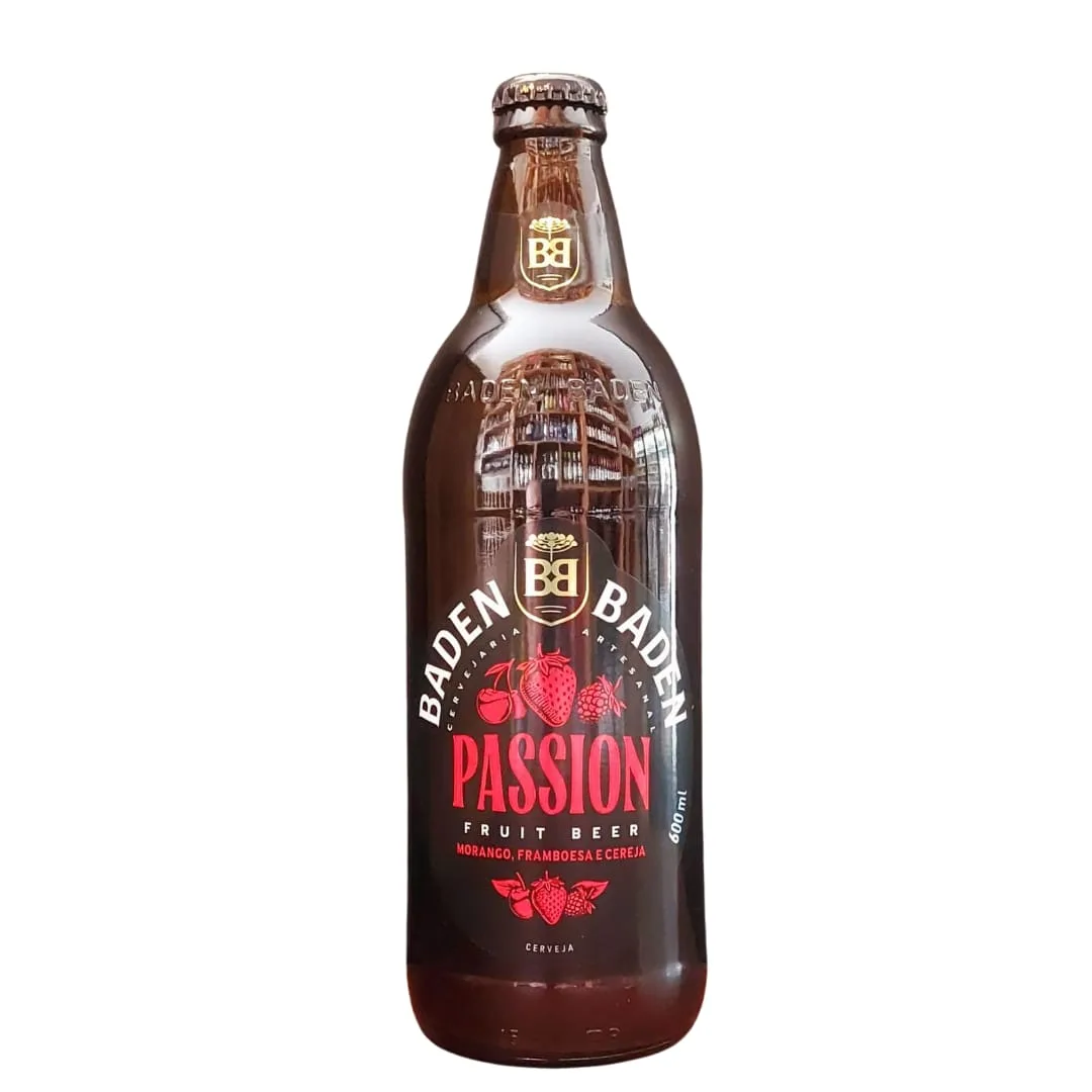 Cerveja Baden Baden Passion Fruit Beer Morango, Framboesa e Cereja 600 ml