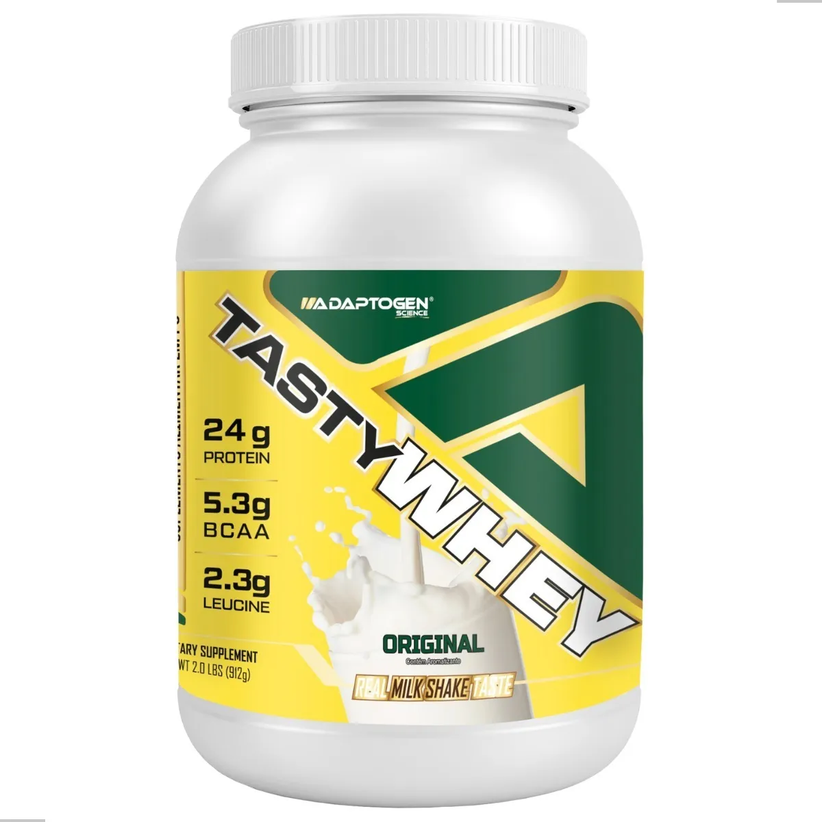 Suplemento em pó Tasty Whey Adaptogen Science proteínas sabor clásico 900g