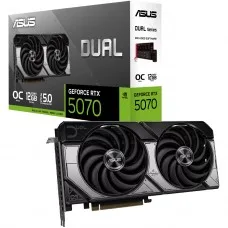 Placa de Vídeo Asus Dual NVIDIA GeForce RTX 5070 OC, 12GB, GDDR7, DLSS, Ray Tracing, 90YV0M17-M0NA00