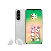 Smartphone Samsung Galaxy A56 5G Tela 6.7” 256GB Câmera Tripla 50MP Cinza + Galaxy Buds Core Branco