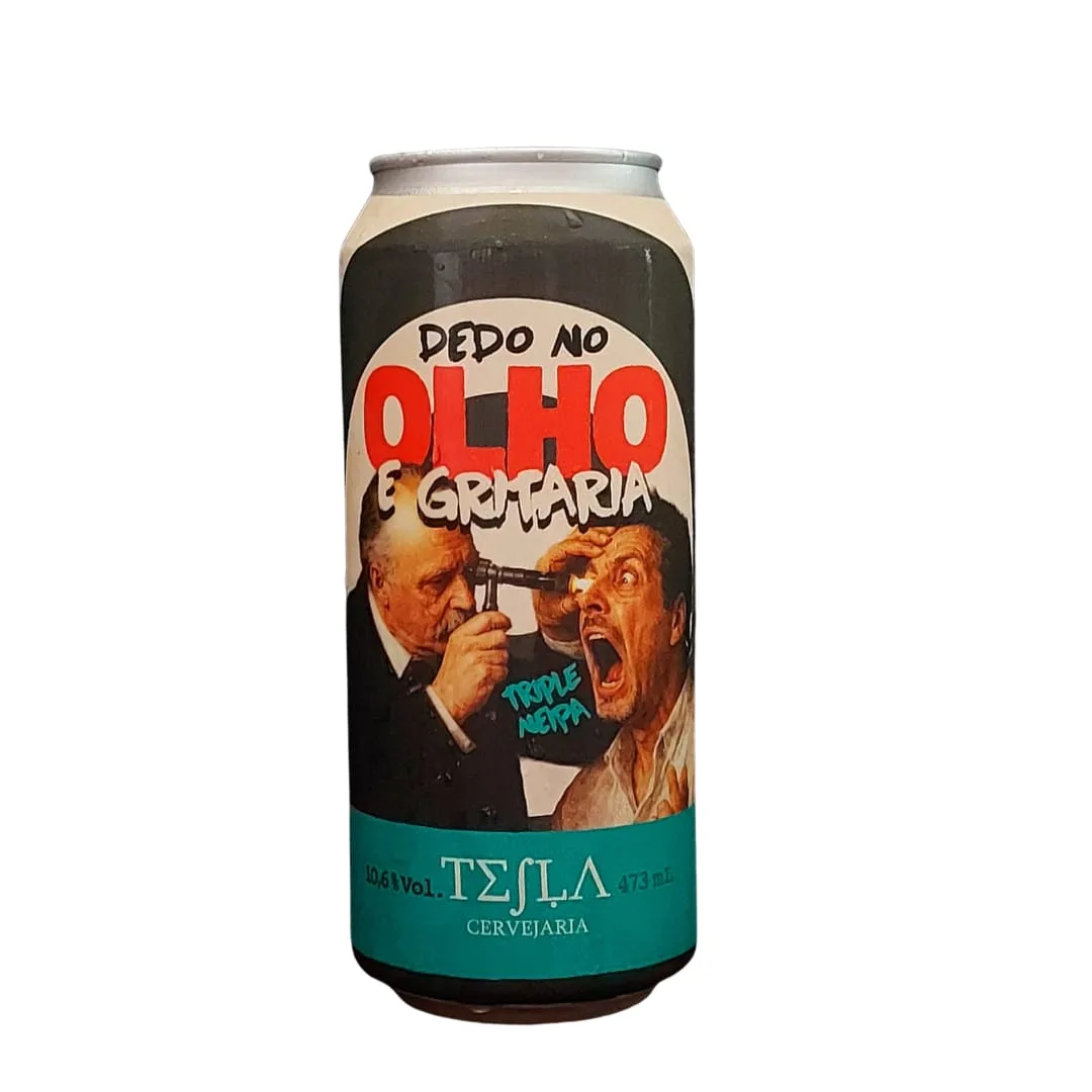 Cerveja Tesla Dedo no Olho e Gritaria Triple NEIPA 473 ml