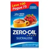 Zero Cal Sucralose Sachê Leve 100 Pague 75 Unidades